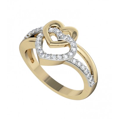 Sparkling Hearts Ring